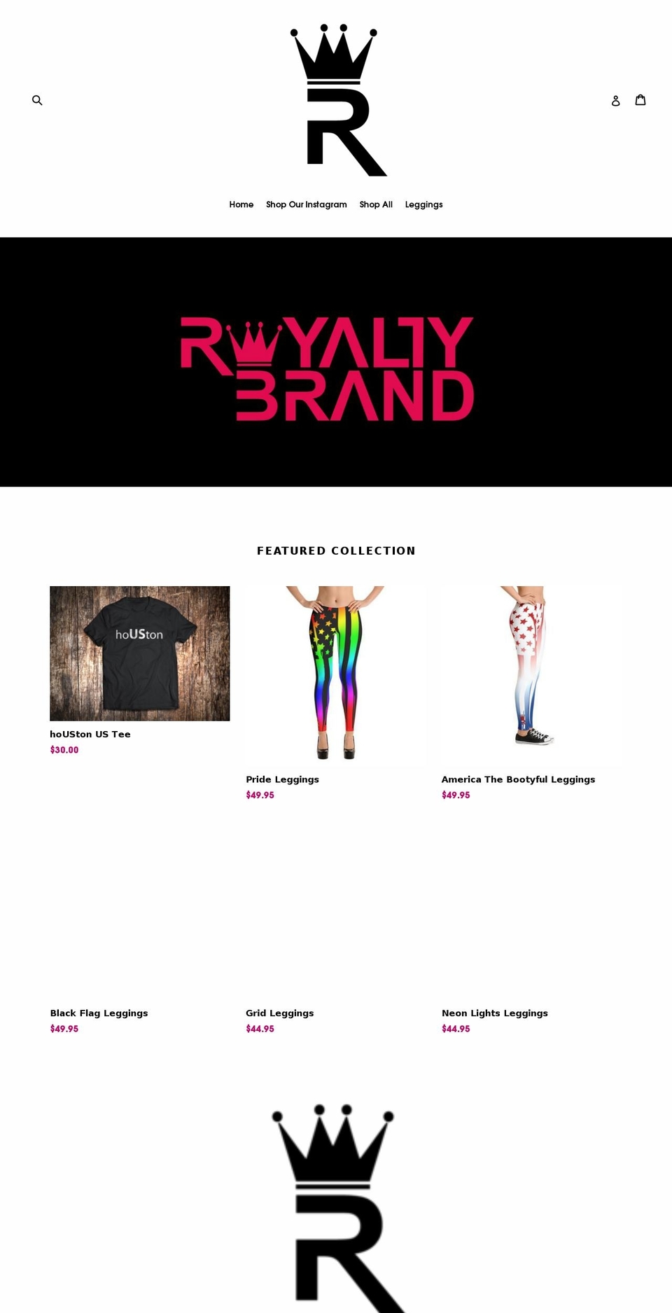 i-amroyalty.com — Shopify storefront screenshot