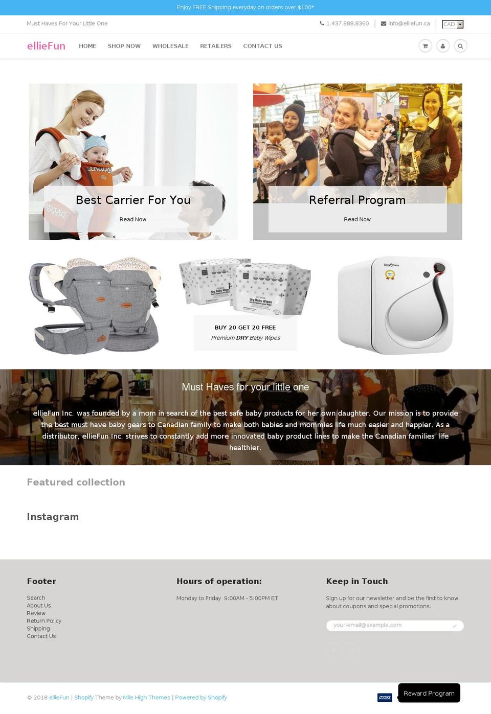 i-angel.ca shopify website screenshot