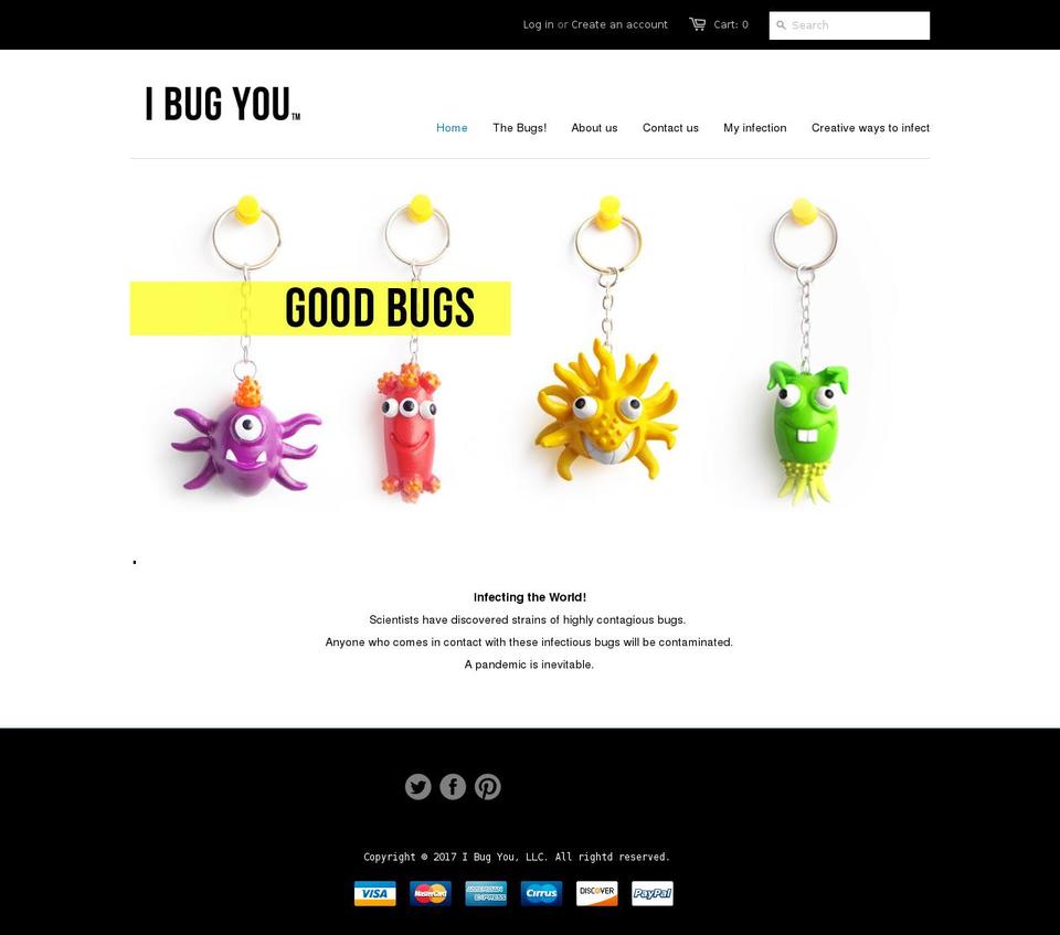 i-bug-you.com shopify website screenshot