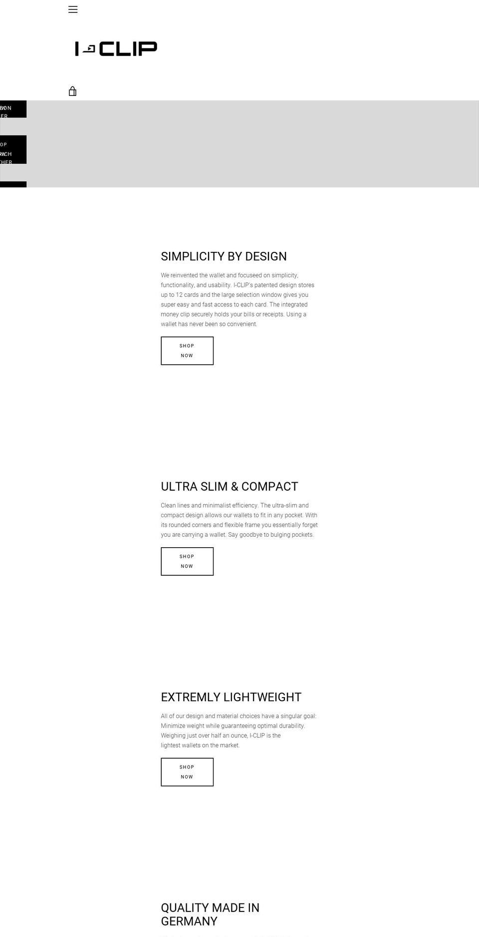 i-clip-usa.com — Shopify storefront screenshot