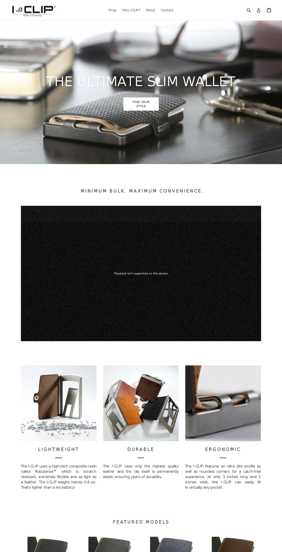 i-clipusa.com shopify website screenshot