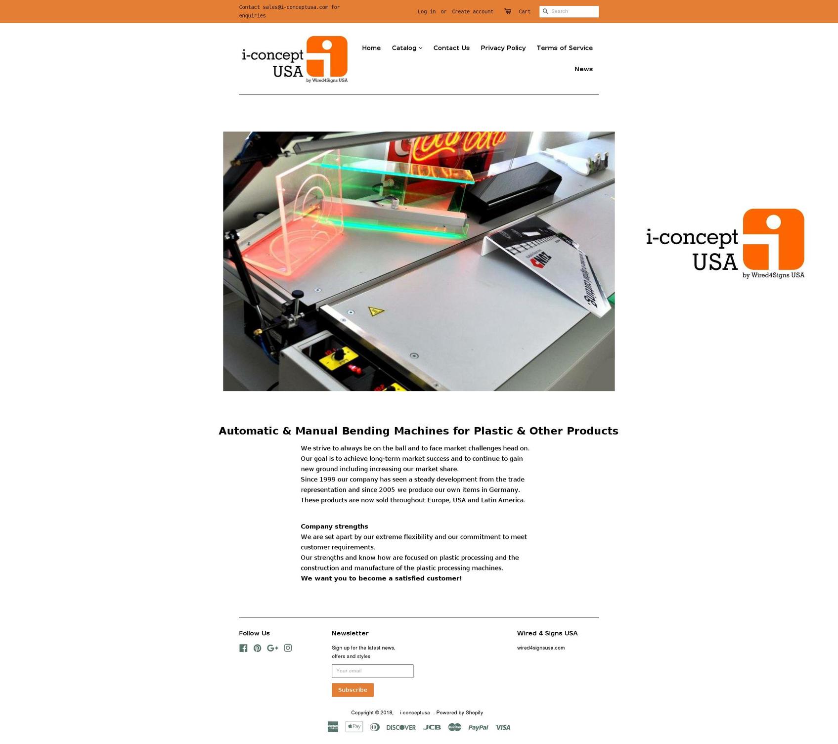 i-conceptusa.com shopify website screenshot