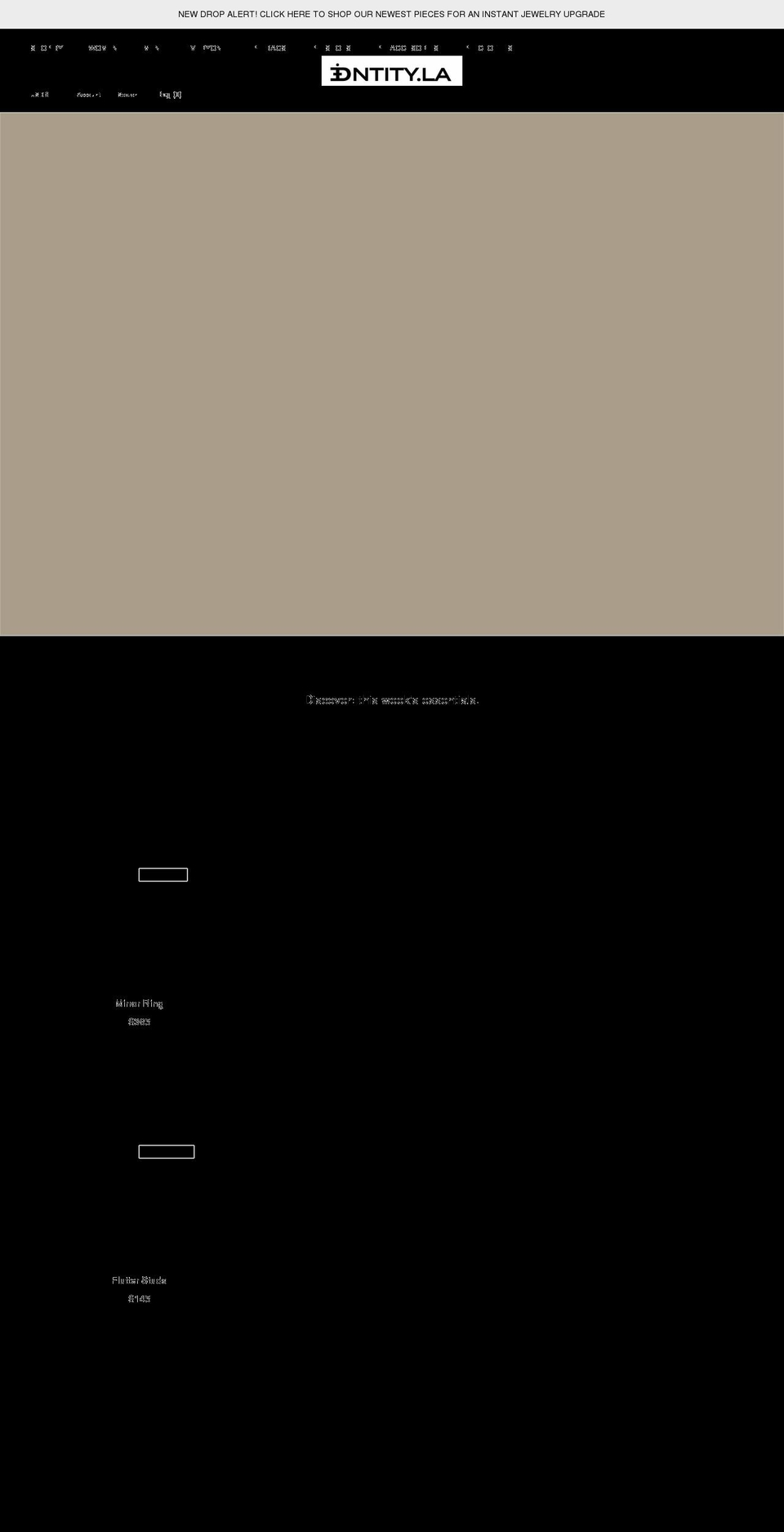 i-dentityla.com shopify website screenshot