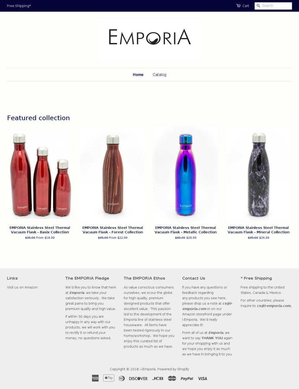 i-emporia.com shopify website screenshot
