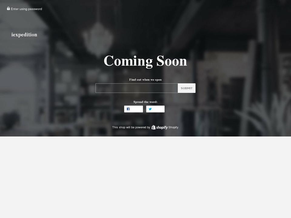i-expedition.com — Shopify storefront screenshot
