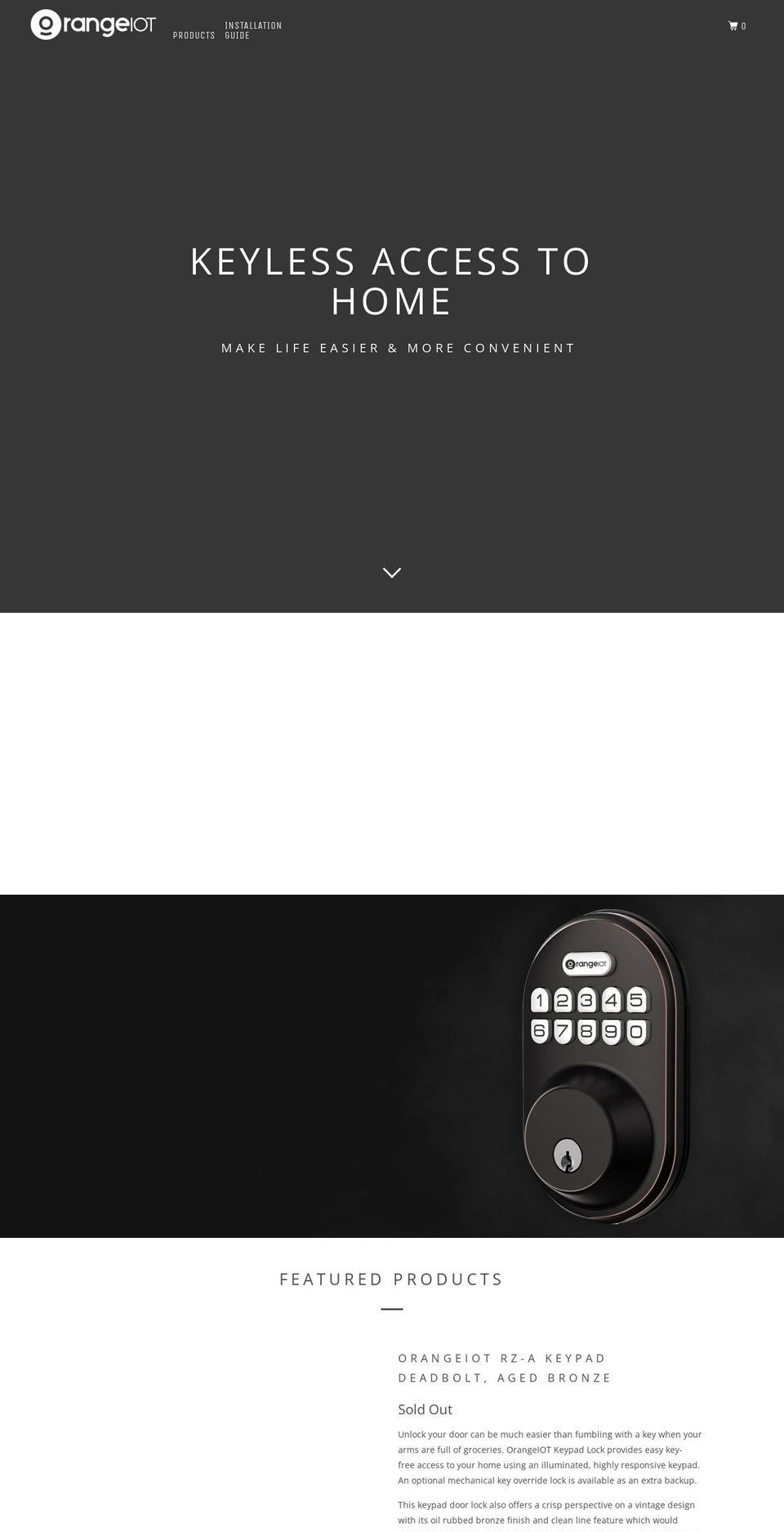 i-orangeiot.com shopify website screenshot