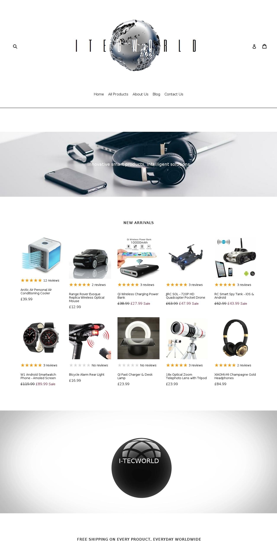 i-tecworld.online shopify website screenshot