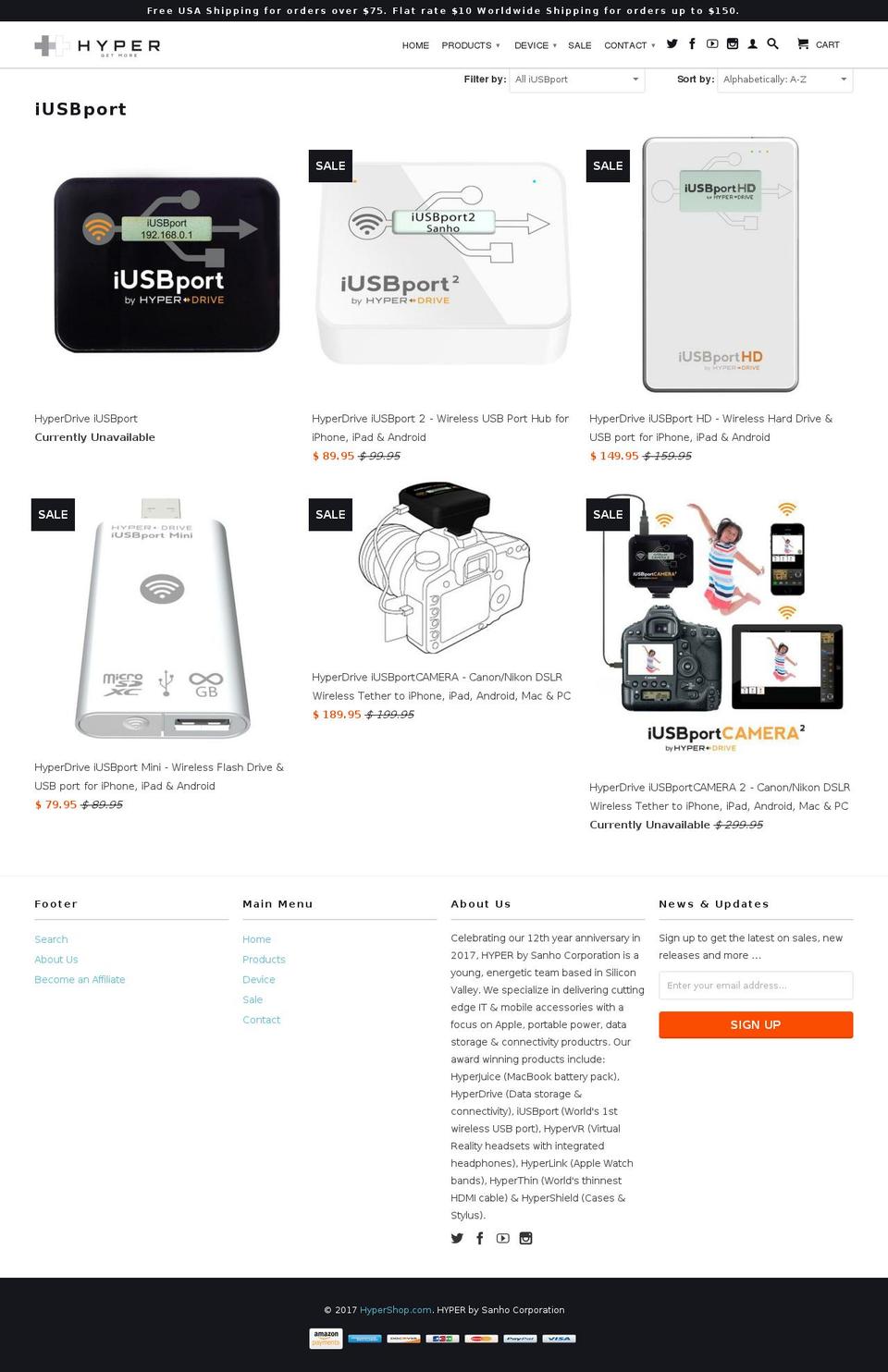 i-usbport.net shopify website screenshot