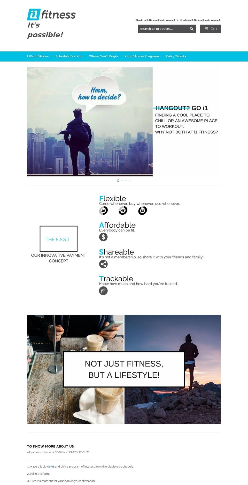 i1fitness.com — Shopify storefront screenshot