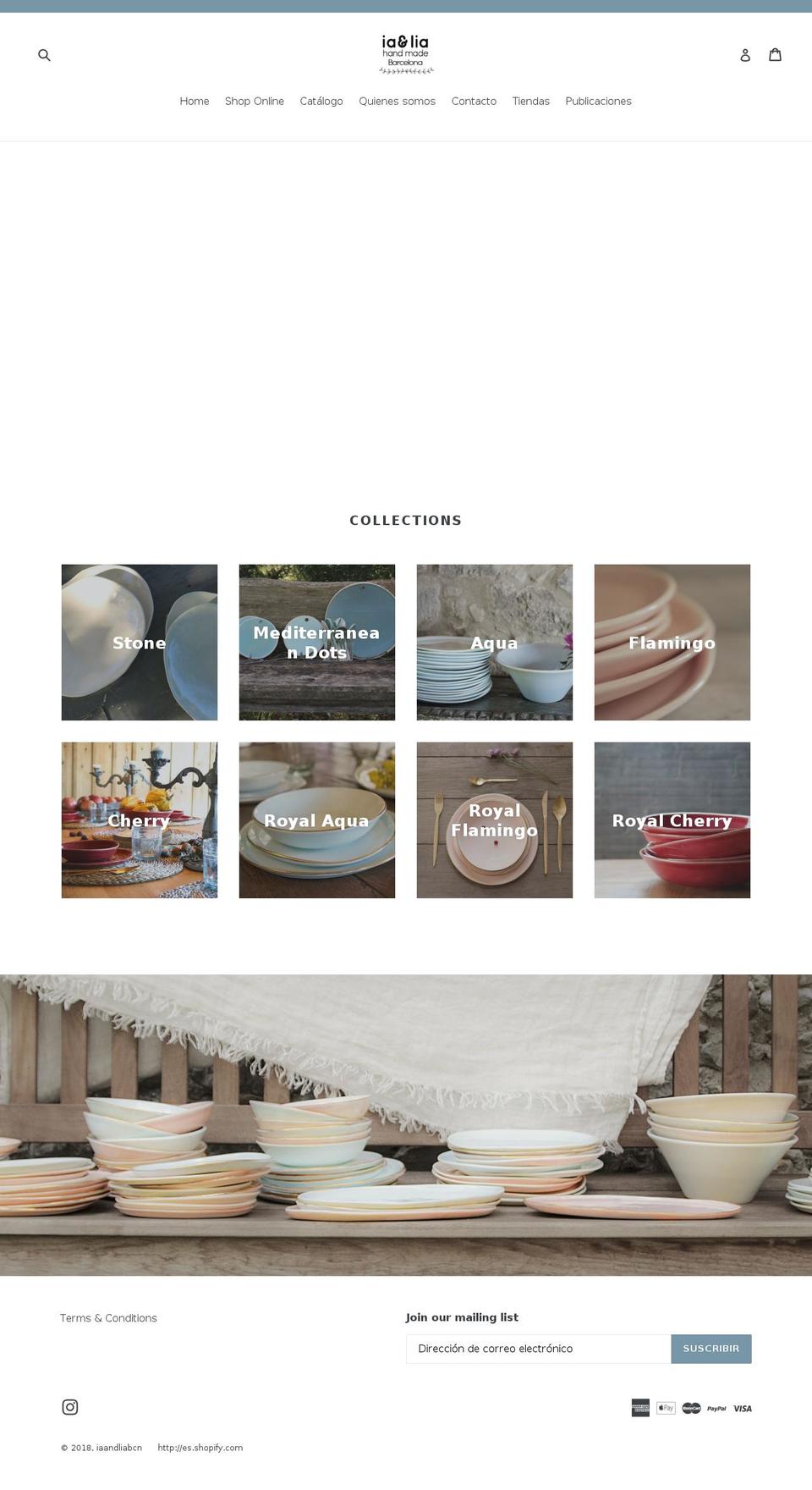 iaandliabcn.com — Shopify storefront screenshot