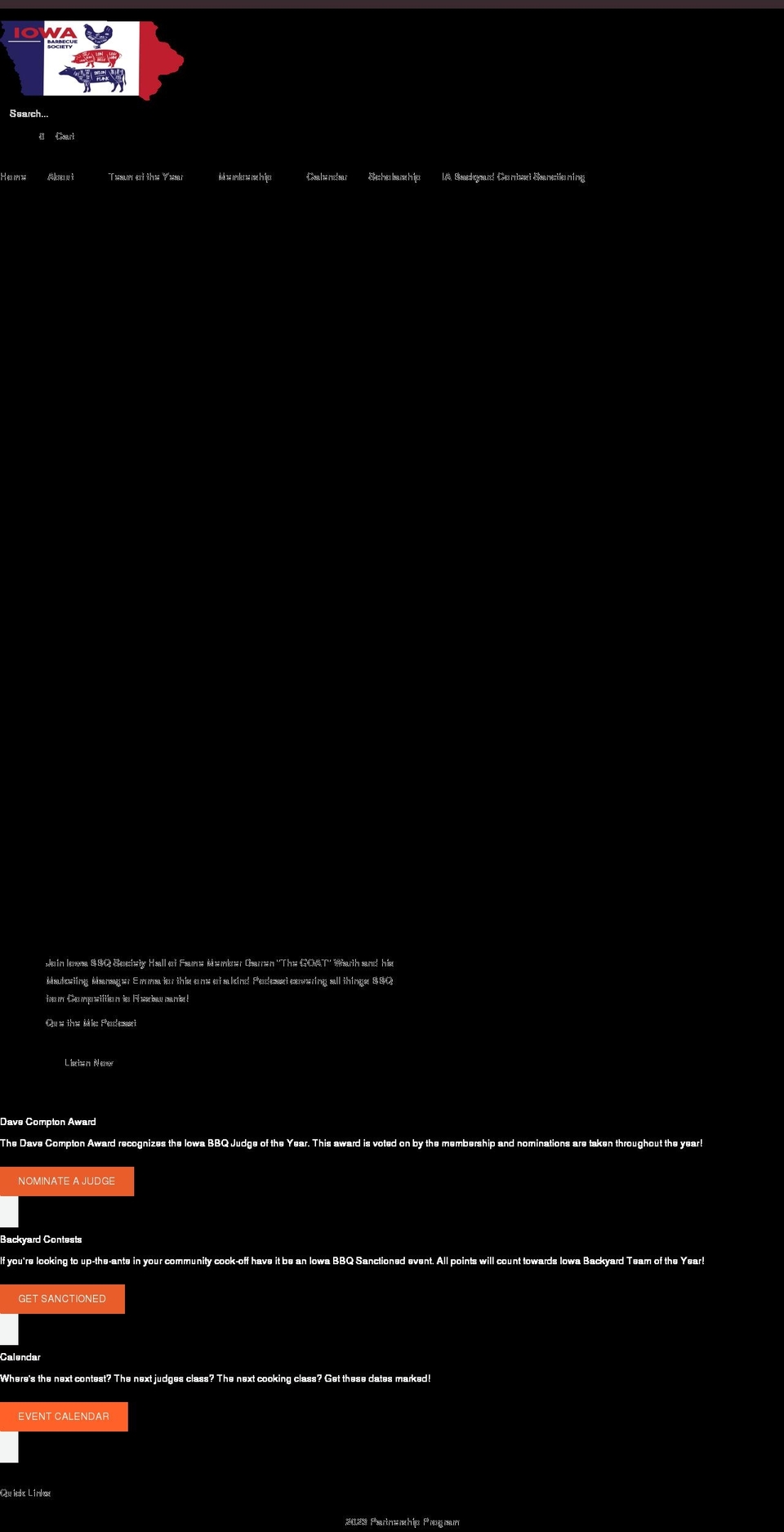 iabbq.org shopify website screenshot