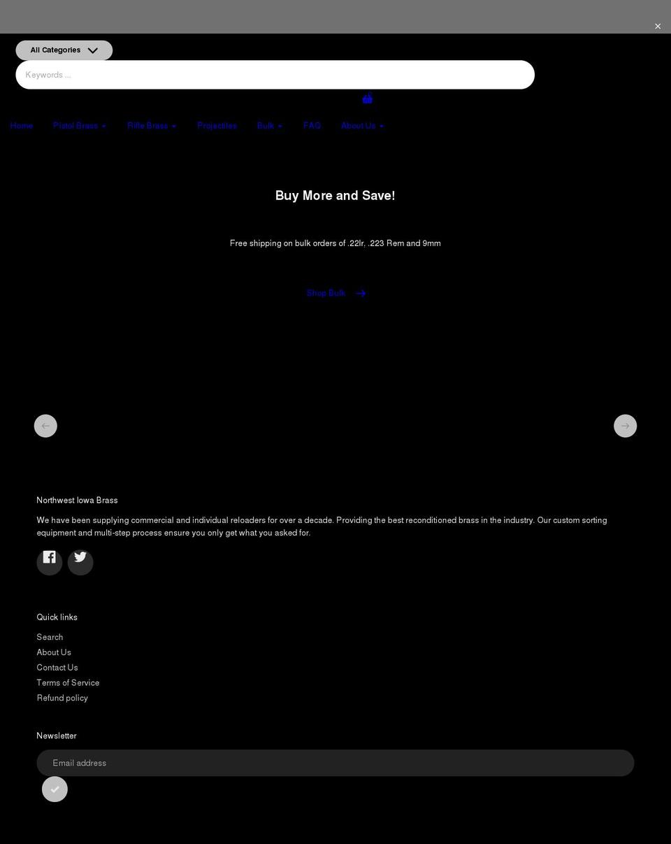 iabrass.com shopify website screenshot
