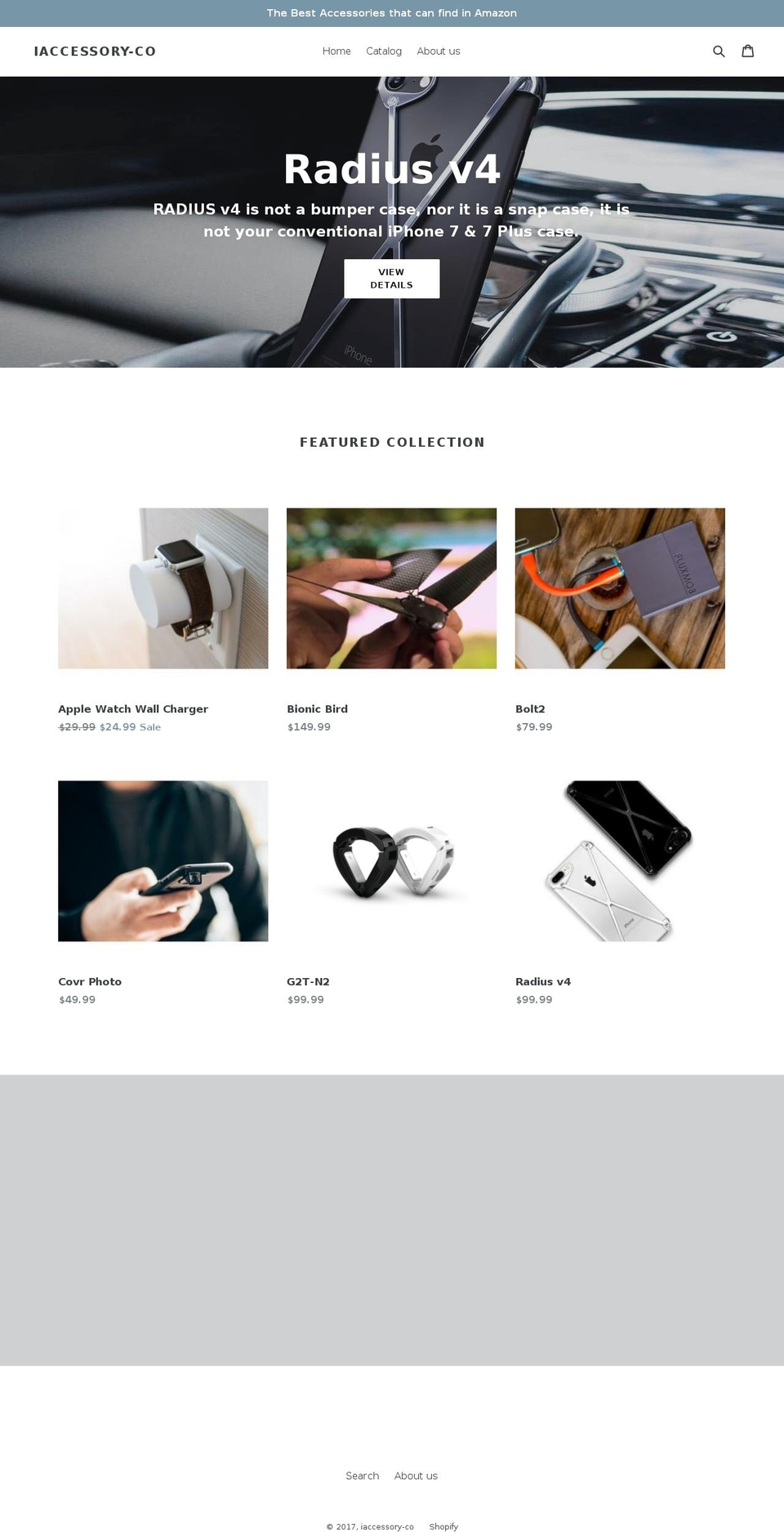 iaccessory.co shopify website screenshot