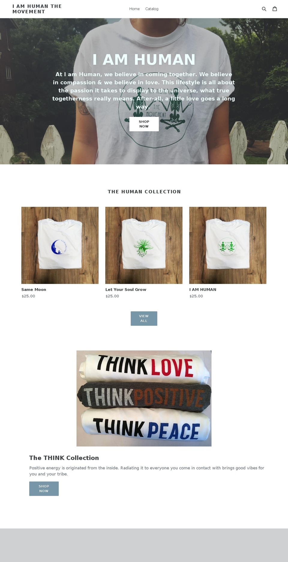 iahthemovement.com — Shopify storefront screenshot