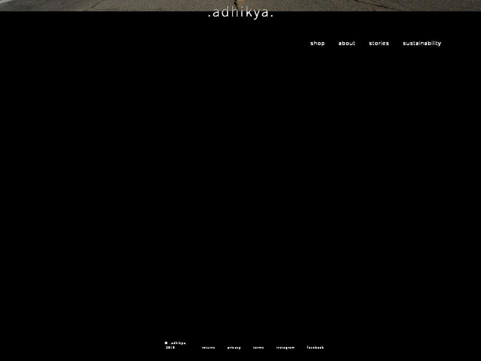 iamadhikya.com — Shopify storefront screenshot