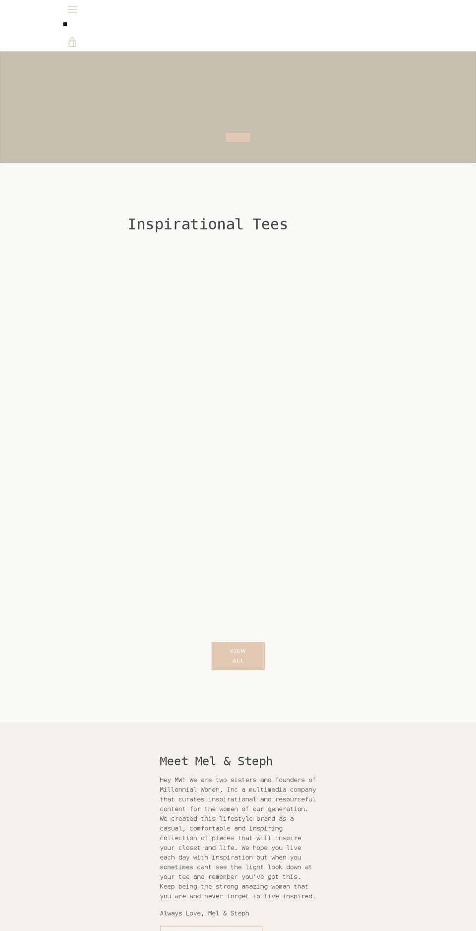 iamamillennialwoman.com — Shopify storefront screenshot