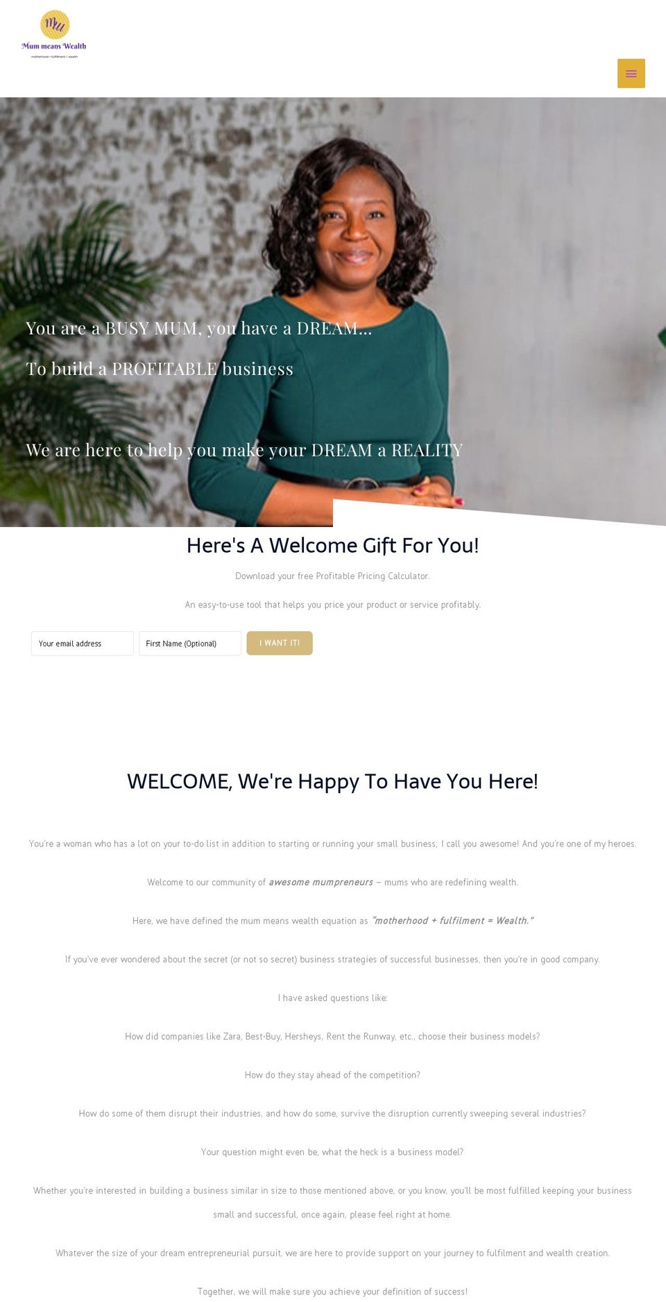 iamaprettykind.com shopify website screenshot