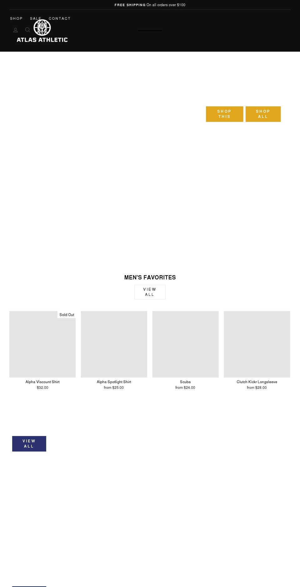 iamatlasathletic.com shopify website screenshot