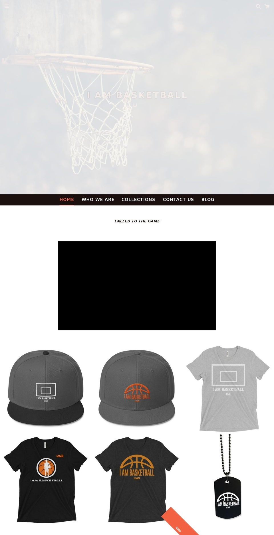 iambasketball.com — Shopify storefront screenshot