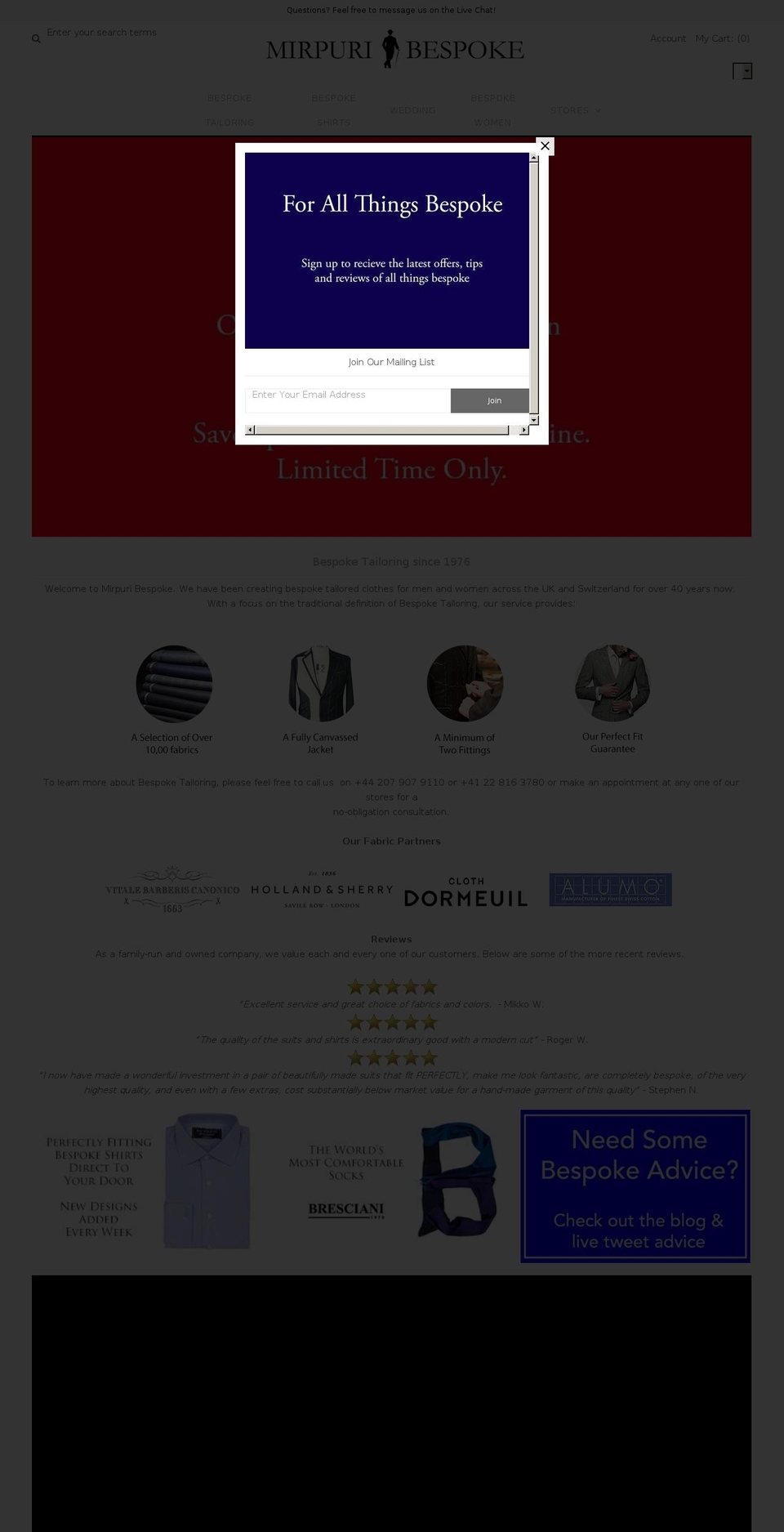 iambespokenfor.com — Shopify storefront screenshot