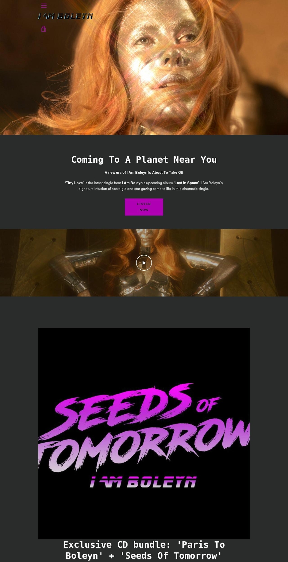 iamboleyn.com shopify website screenshot