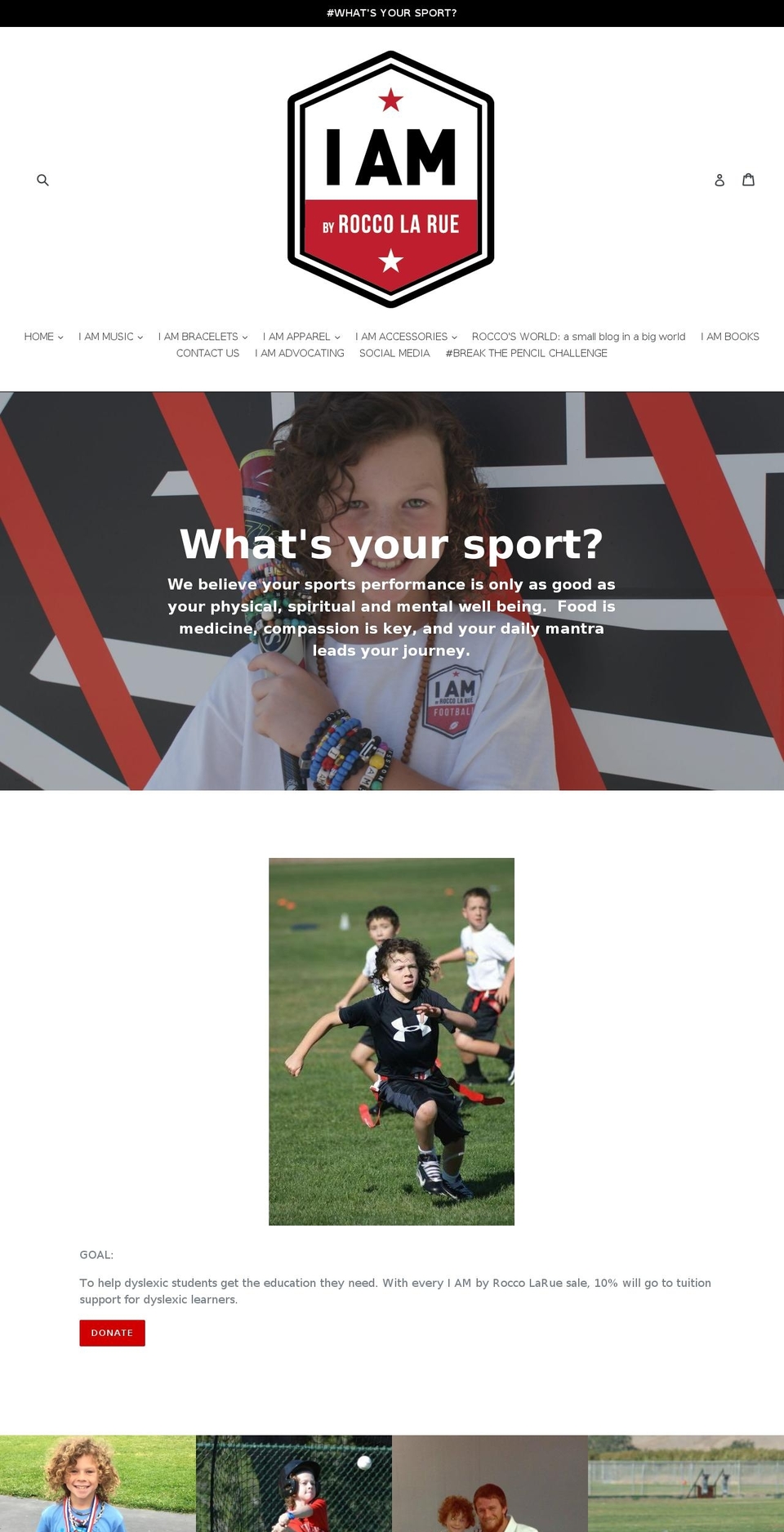 iambyroccolarue.com shopify website screenshot