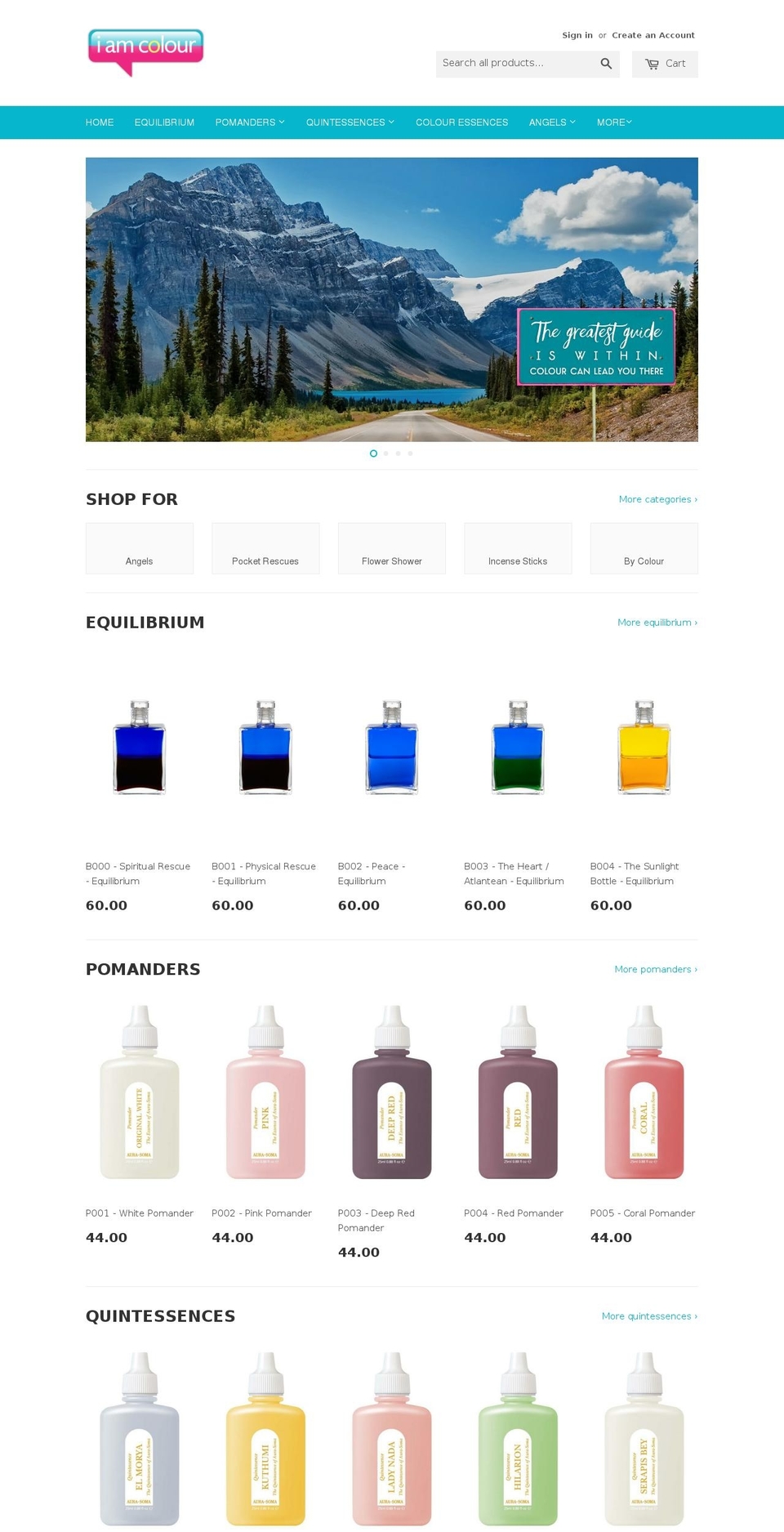 iamcolour.ca shopify website screenshot