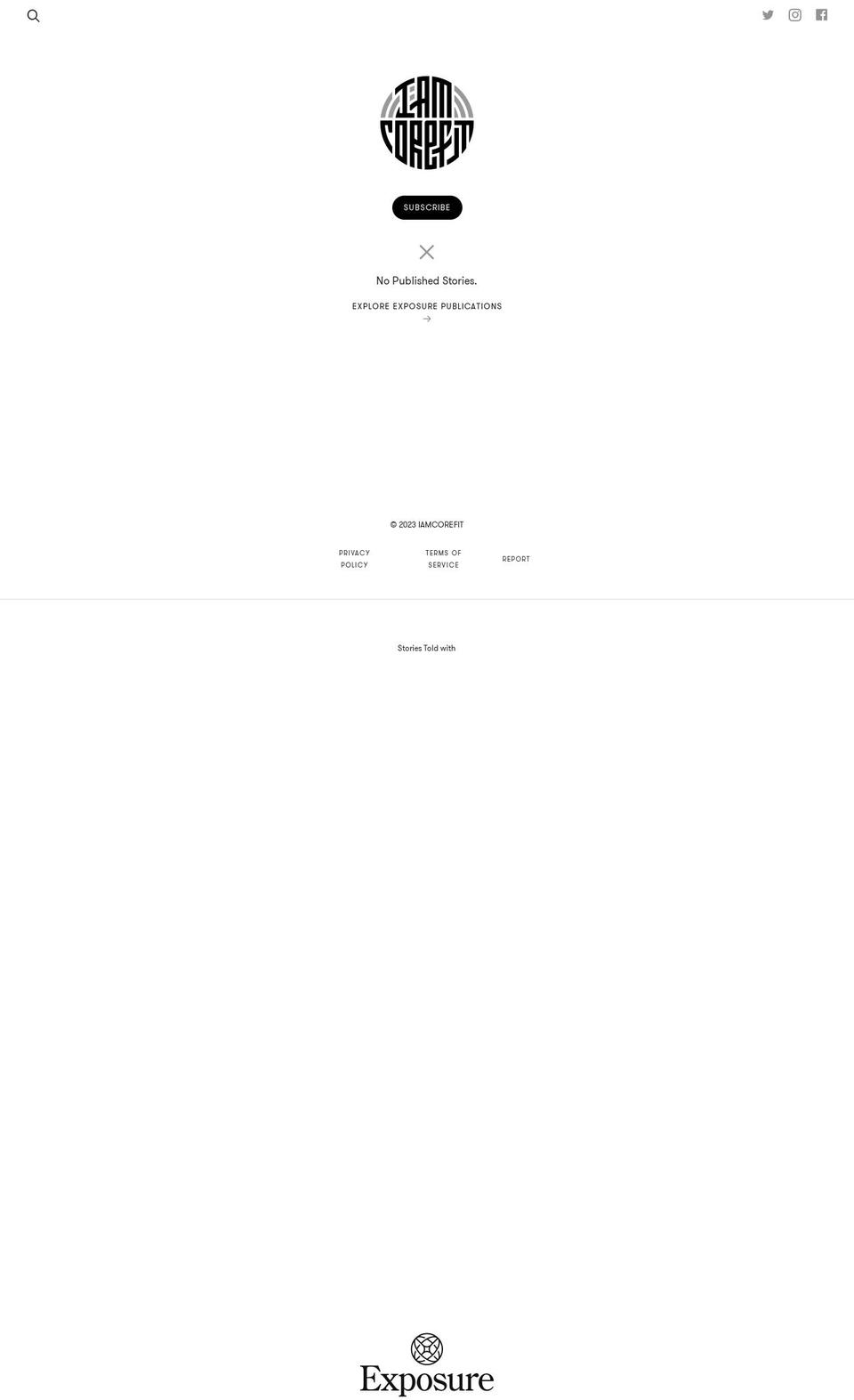 iamcorefit.com shopify website screenshot