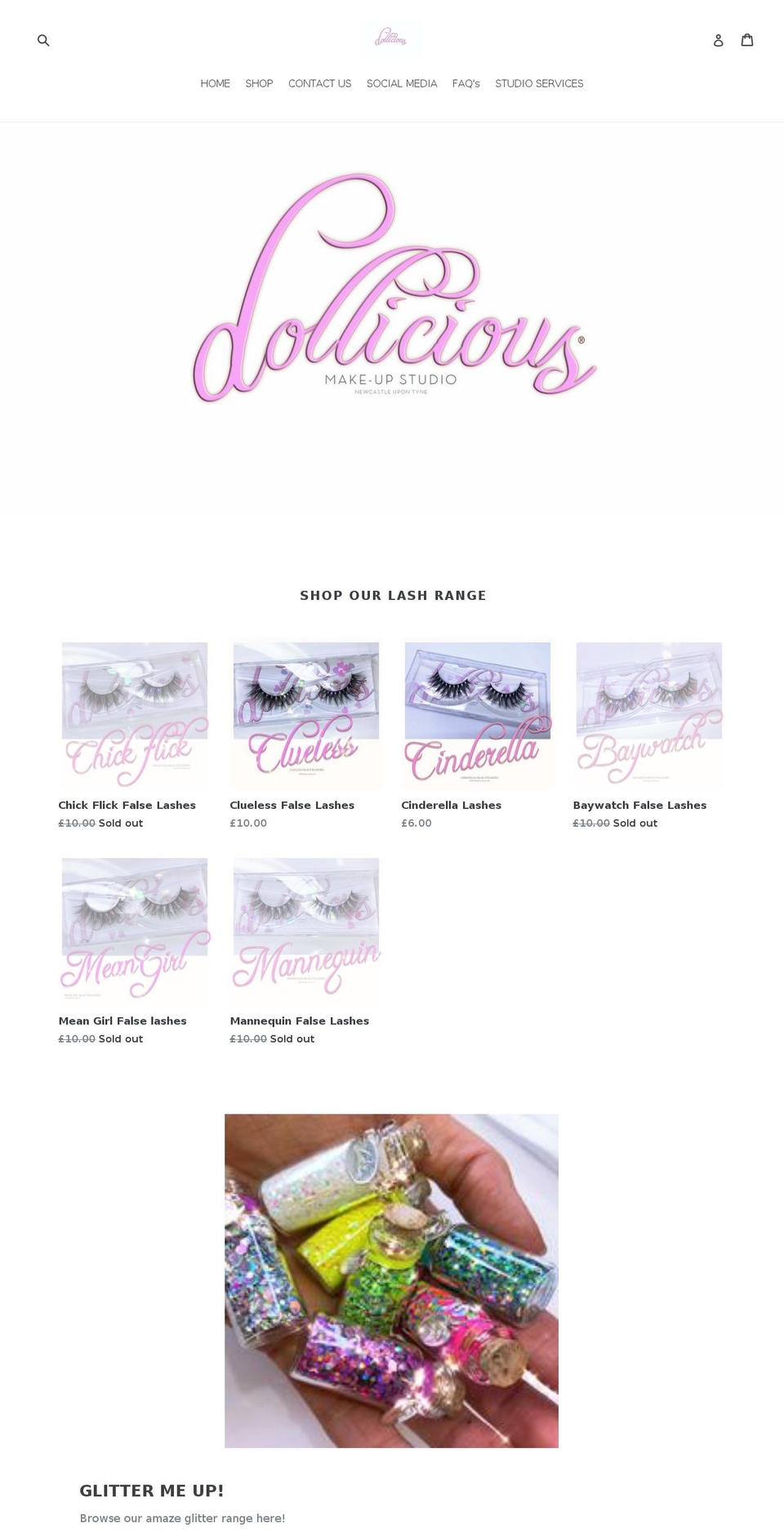 iamdollicious.com shopify website screenshot