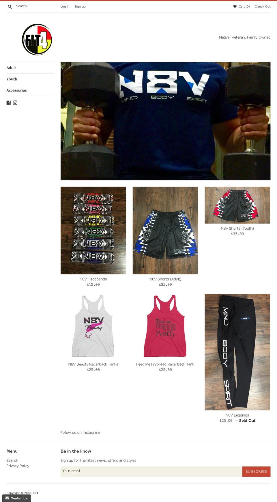 iamfit4.com — Shopify storefront screenshot
