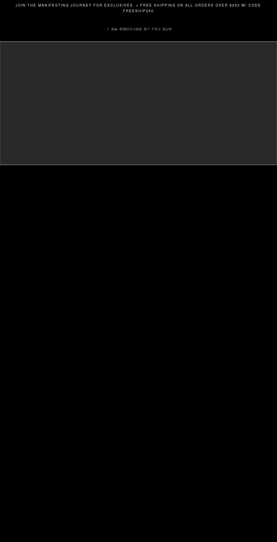 iamgoddessofthesun.com shopify website screenshot