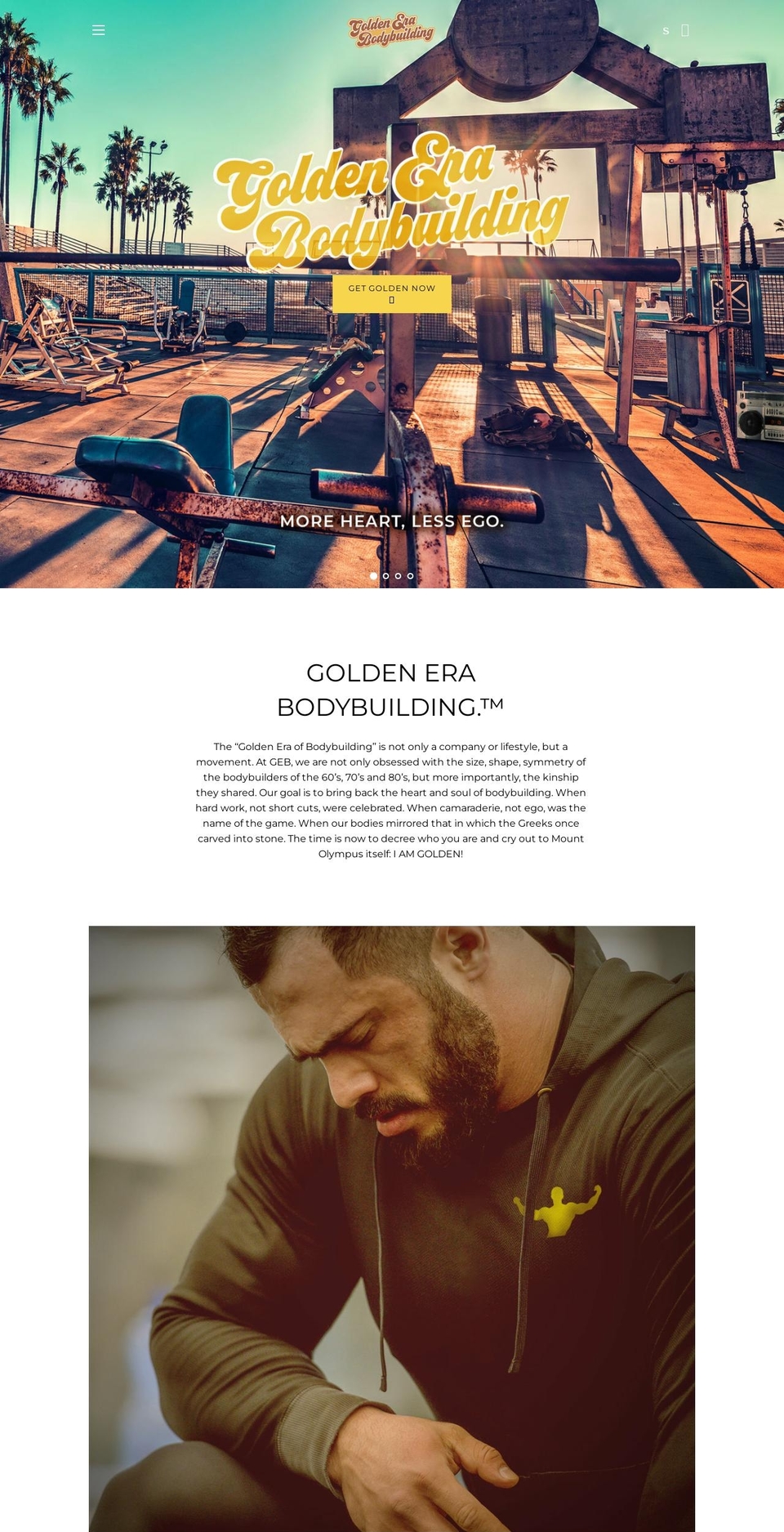 iamgoldenera.com — Shopify storefront screenshot