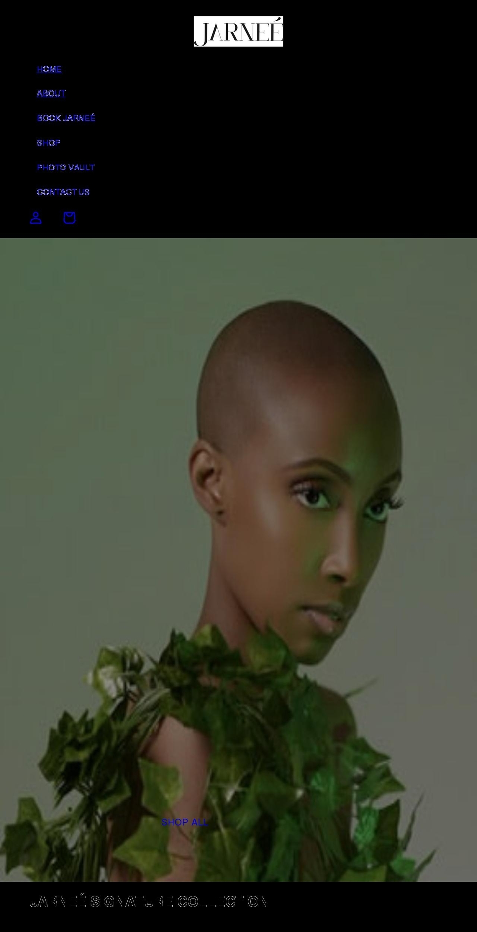 iamjarnee.com shopify website screenshot