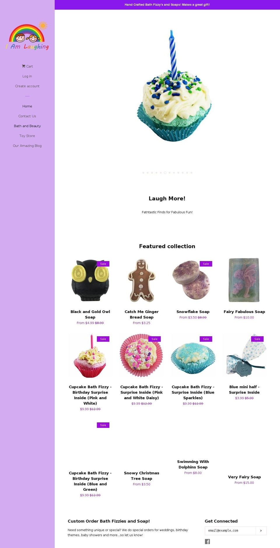 iamlaughing.com — Shopify storefront screenshot