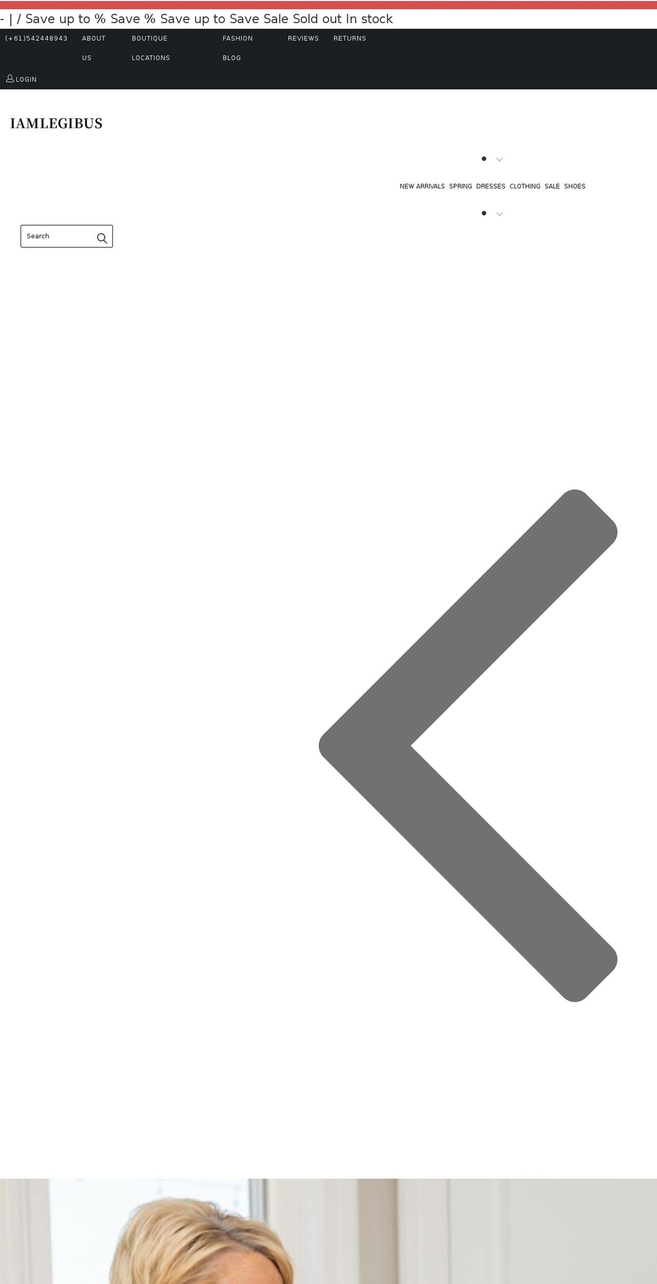 iamlegibus.com shopify website screenshot