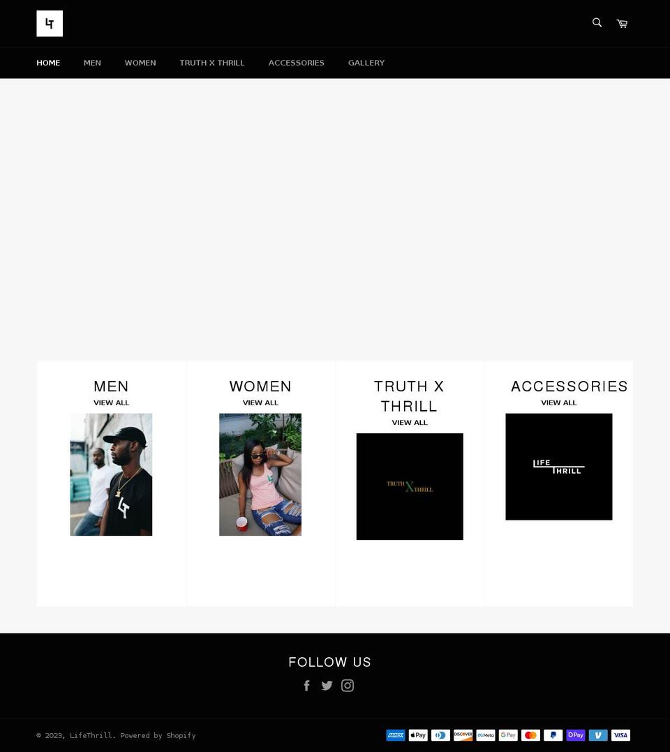 iamlifethrill.com shopify website screenshot