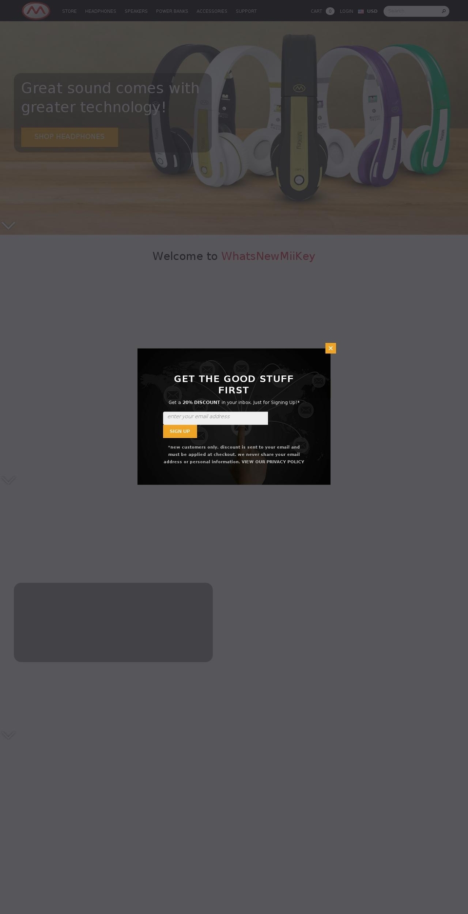 iammiikey.com shopify website screenshot