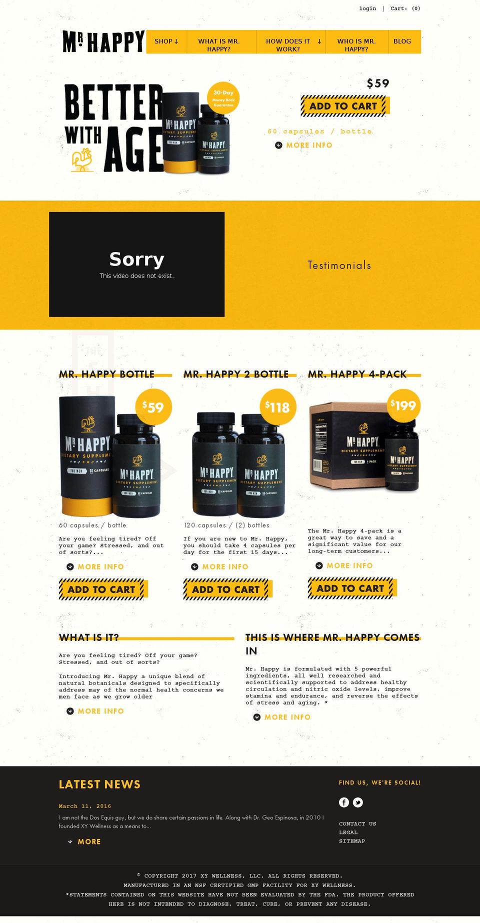 iammrhappy.com shopify website screenshot