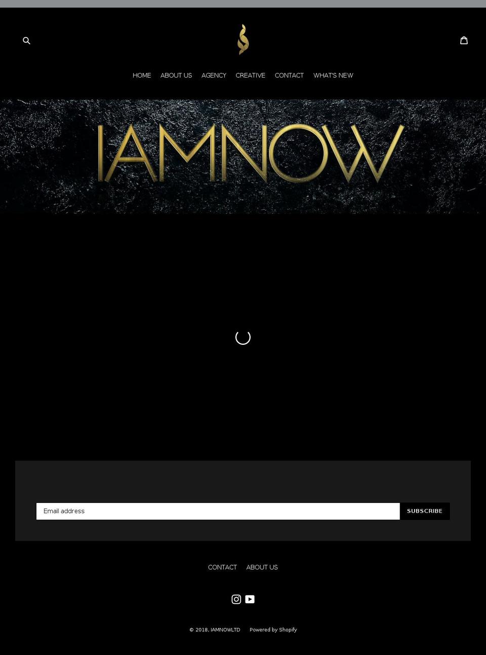 iamnowltd.com — Shopify storefront screenshot