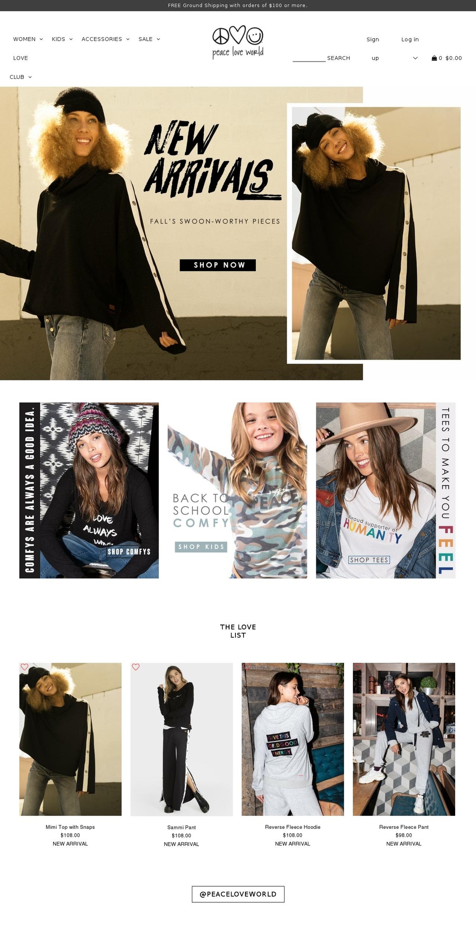 Checkout preview Shopify theme site example iampeaceloveworld.com