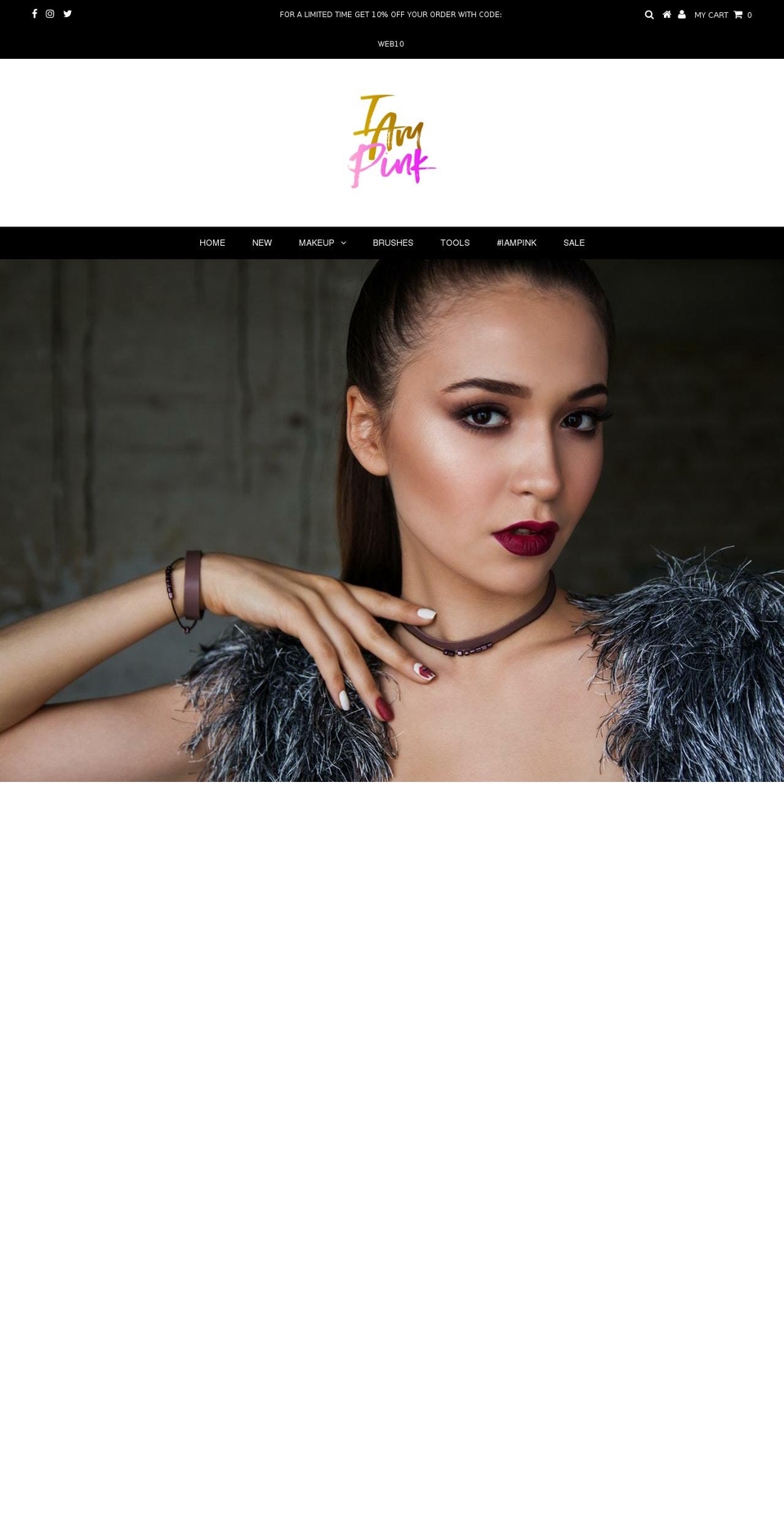iampinkusa.com — Shopify storefront screenshot