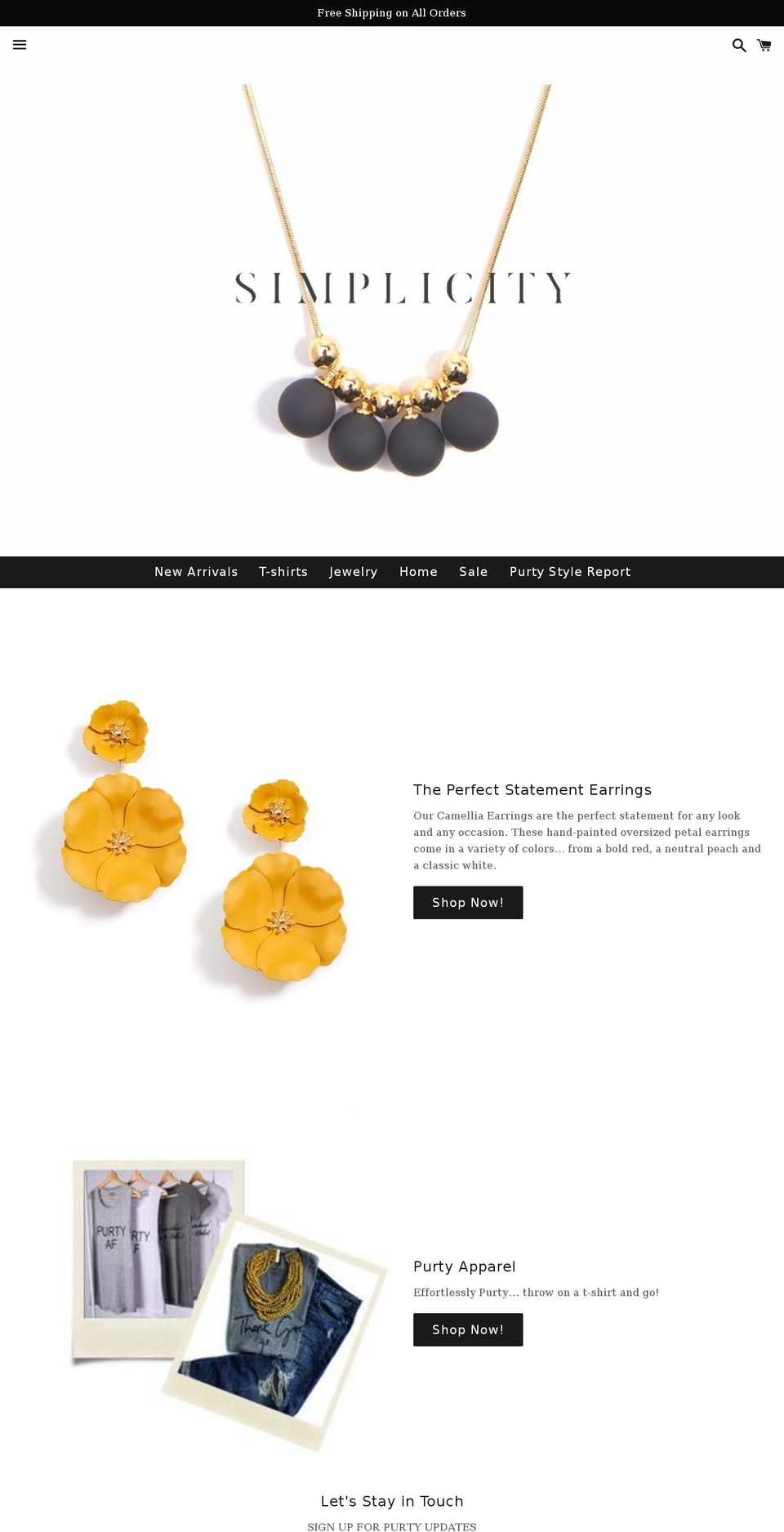 iampurty.com shopify website screenshot