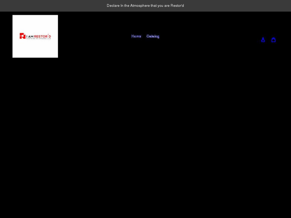 iamrestordapparel.com shopify website screenshot