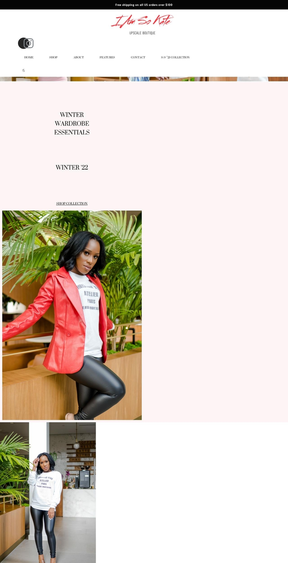 iamsokate.net shopify website screenshot