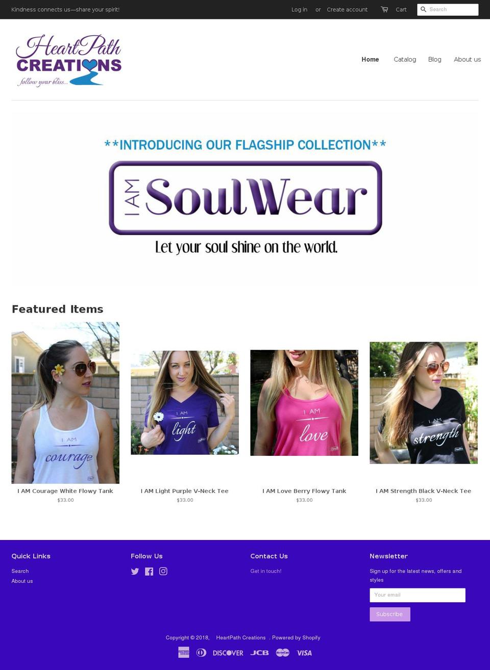 iamsoulwear.com — Shopify storefront screenshot