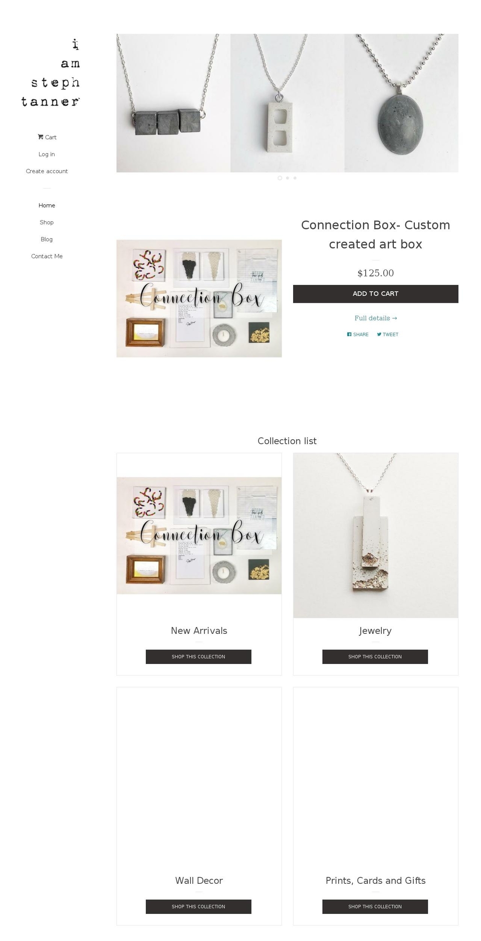 iamstephtanner.com — Shopify storefront screenshot