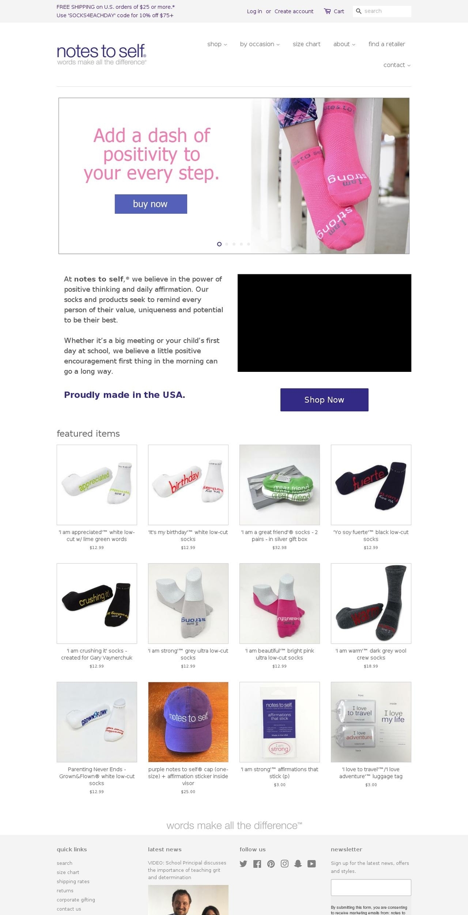 iamstrongsocks.com — Shopify storefront screenshot