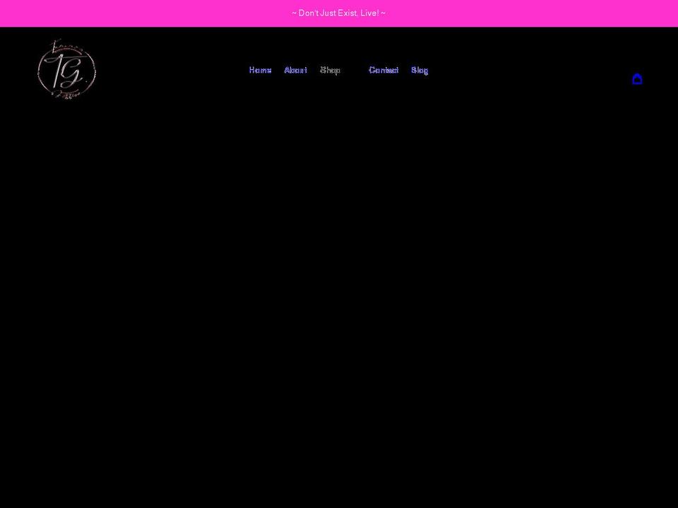 iamtamaragriffin.com shopify website screenshot