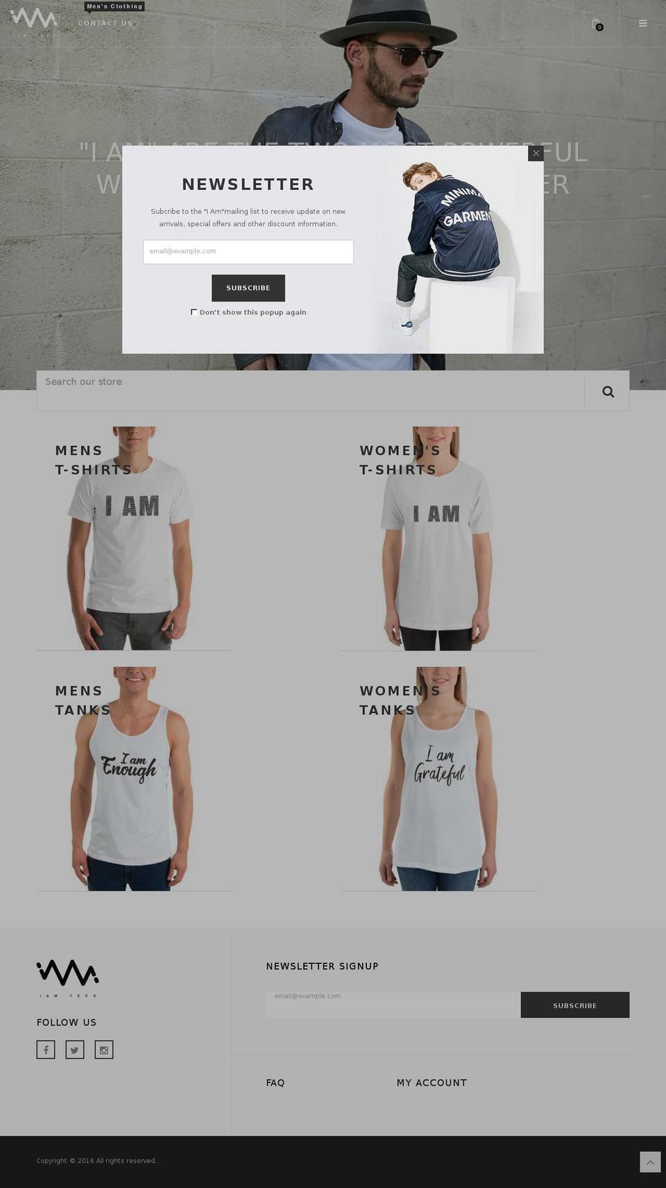 puro1-v-1-3 Shopify theme site example iamtees.com