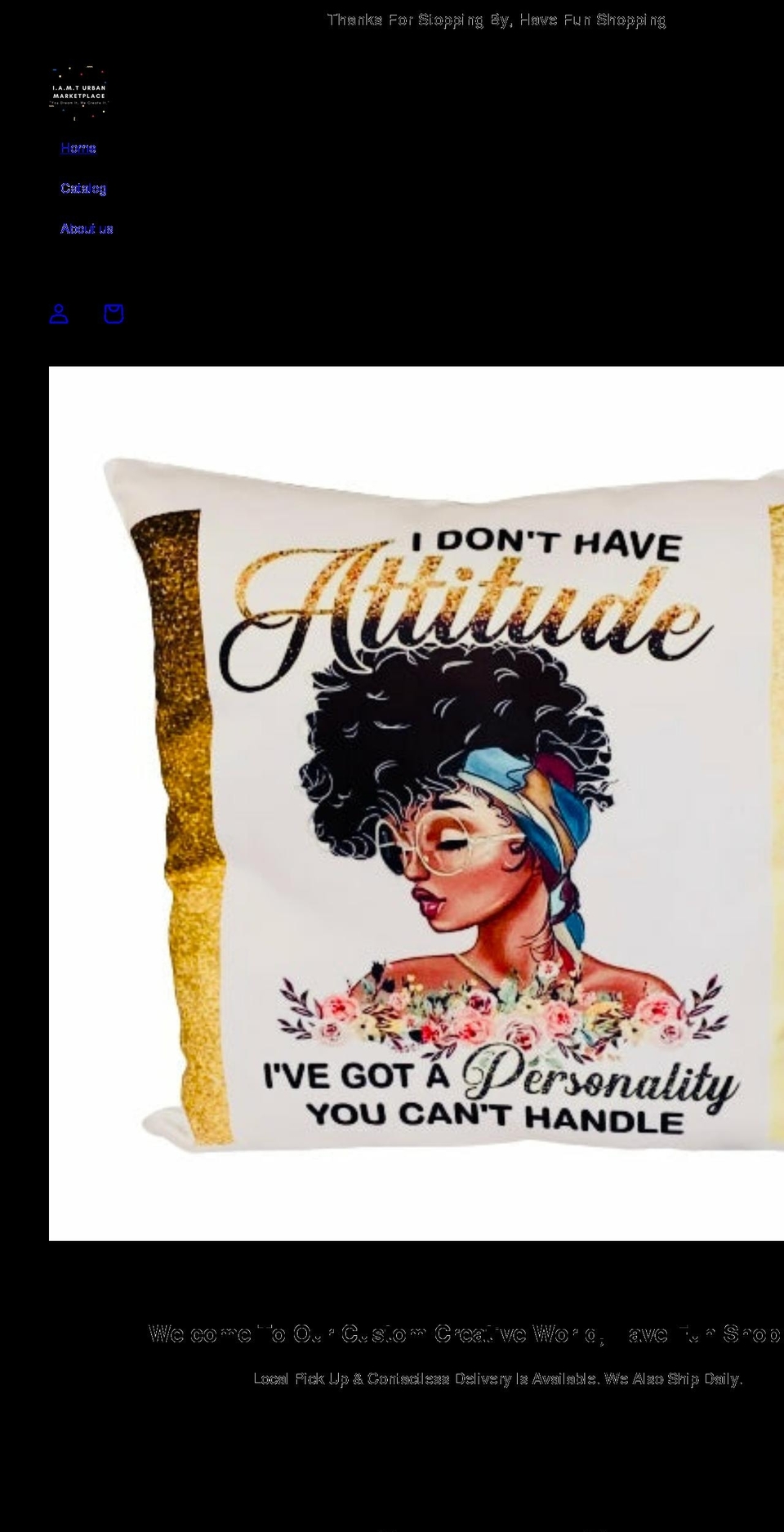 iamtumarketplace.com shopify website screenshot